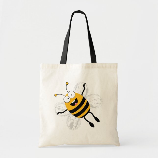 Bolso De Tela Personalizado Bee (Frente)