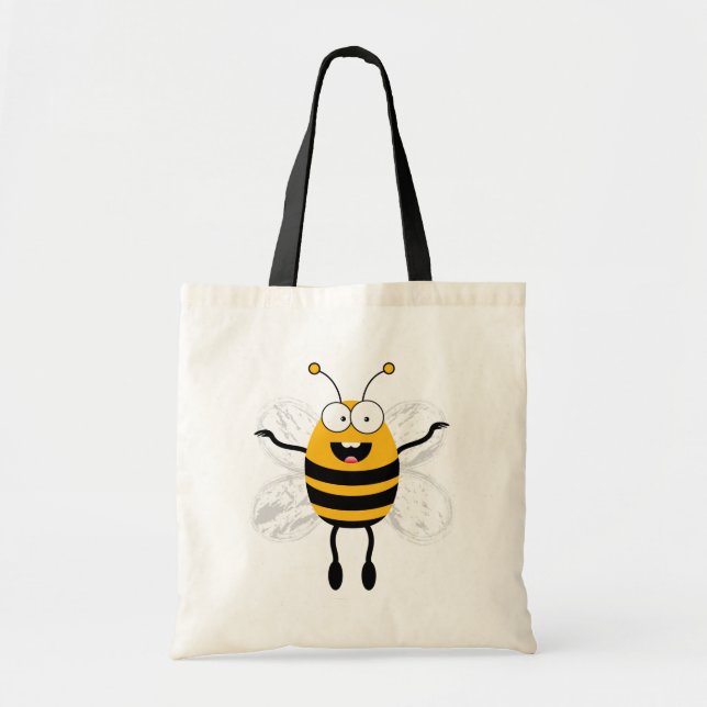 Bolso De Tela Personalizado Bee (Frente)