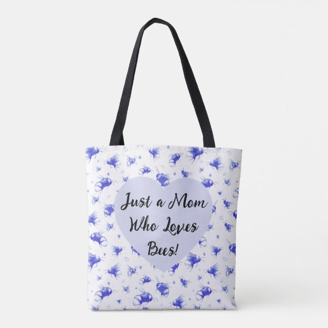 Bolso De Tela Personalizado Bee Tote Bag | Un regalo perfecto pa (Reverso)