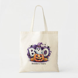 Bolso De Tela Personalizado Boo Ghost Trick o Trek