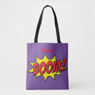 Bolso De Tela Personalizado Boom Thunder_Cove