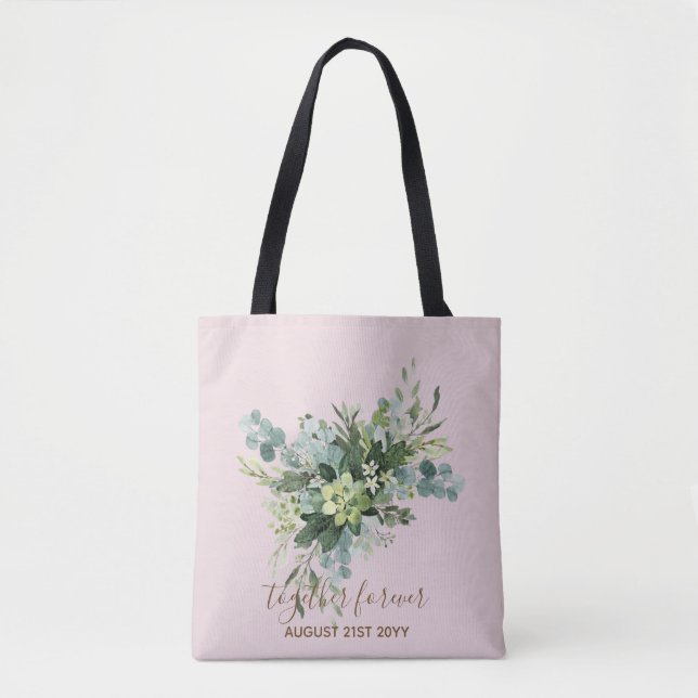 Bolso De Tela Personalizado Bridesmaid Bridal Party Gifts Greene (Anverso)