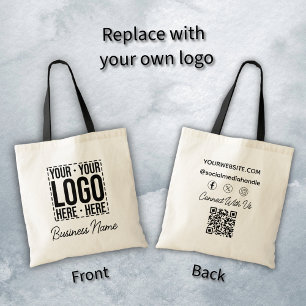 Bolso De Tela Personalizado Business Logo Empresa Corporativa Gu