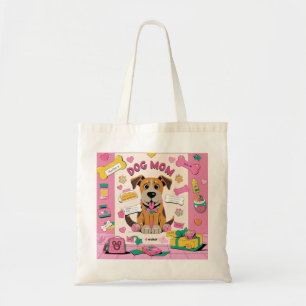 Bolso De Tela Personalizado Cachorro cachorro mamá en habitación