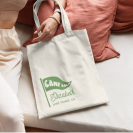 Bolso De Tela Personalizado Camp Bach Bachelorette Mountain Favo