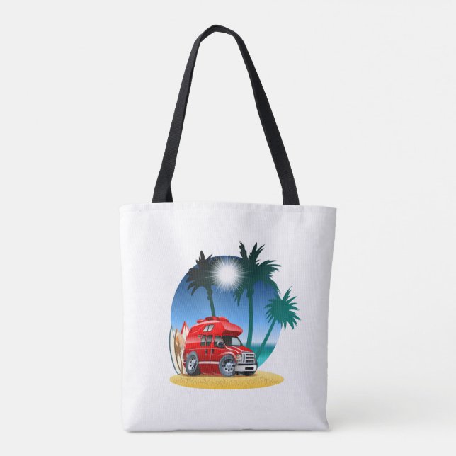 Bolso De Tela Personalizado Camper (Reverso)