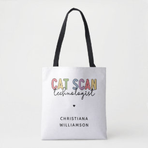 Bolso De Tela Personalizado CAT Scan Technologist CT Tech Gifts