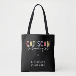 Bolso De Tela Personalizado CAT Scan Technologist CT Tech Gifts