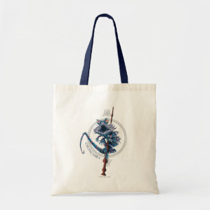 Bolso De Tela Personalizado Chupacabra y anciana Wand