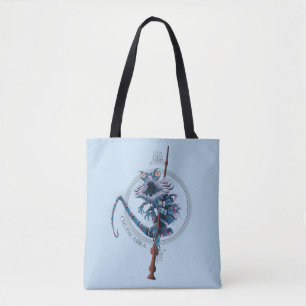 Bolso De Tela Personalizado Chupacabra y anciana Wand