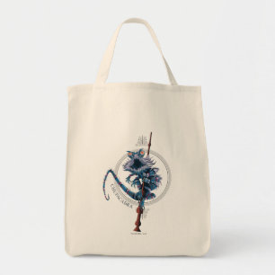 Bolso De Tela Personalizado Chupacabra y anciana Wand