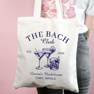 Bolso De Tela Personalizado Club Beach Bachelorette Party Bride 