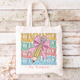 Bolso De Tela Personalizado Con Nombre Personalizado De Maestros