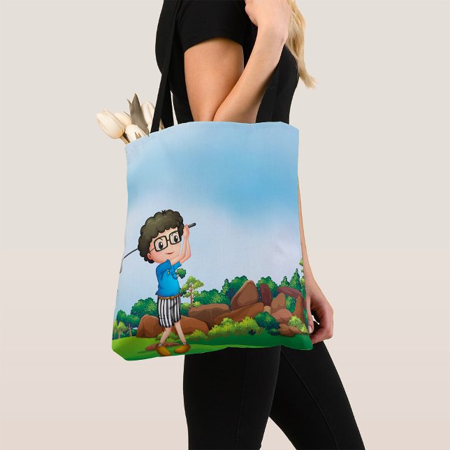 Bolso De Tela Personalizado Cuidad Golf Fun Golf Lover Design (Subido por el creador)
