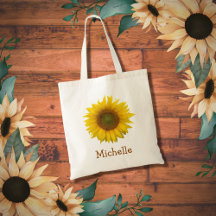 Personalizado Cute de flor de girasol amarillo