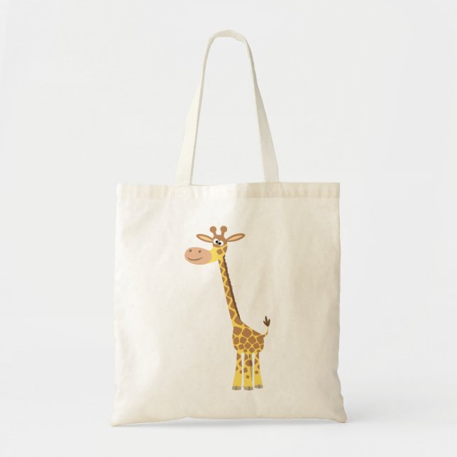 Bolso De Tela Personalizado Cute Giraffe Bag (Frente)