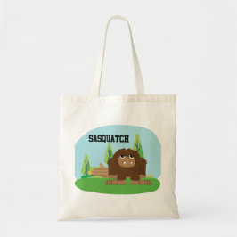 Bolso De Tela Personalizado Cute Sasquatch