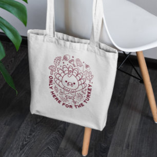 Bolso De Tela Personalizado de Acción de Gracias en Turquía