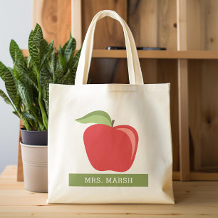 Bolso De Tela Personalizado de Apple con Apple moderna