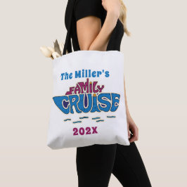 Bolso De Tela Personalizado de arte de la palabra de crucero fam