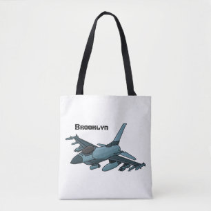 Bolso De Tela Personalizado de avión de combate militar