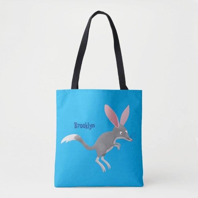 Bolso De Tela Personalizado de bilby australiano feliz (Anverso)