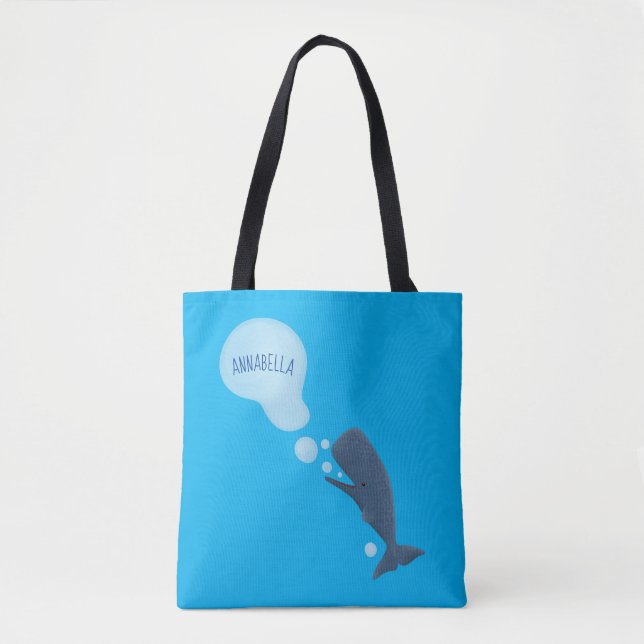 Bolso De Tela Personalizado de burbujas de esperma de esperma (Anverso)