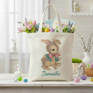 Bolso De Tela Personalizado de Conejo Conejo Conejo Conejo Conej