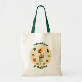Bolso De Tela Personalizado de  de Sunshine & Veggies Tote de me