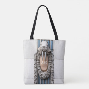 Bolso De Tela Personalizado de escultura de la escultura de la V