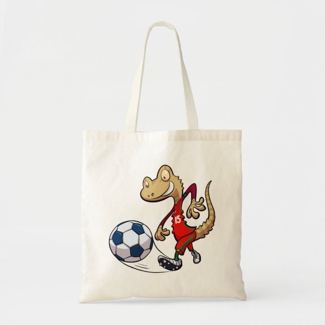 Bolso De Tela Personalizado de Fútbol Feliz Estrella de Fútbol G (Frente)