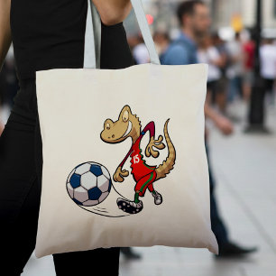 Bolso De Tela Personalizado de Fútbol Feliz Estrella de Fútbol G