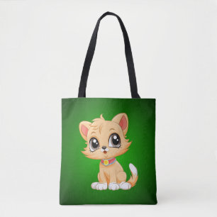 Bolso De Tela Personalizado de gatos adorable
