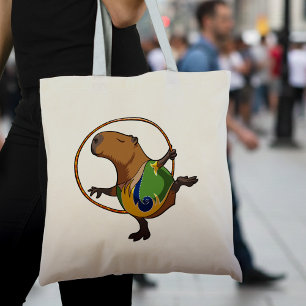 Bolso De Tela Personalizado De Gimnasia Rítmica De Capibara
