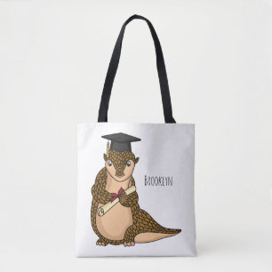 Bolso De Tela Personalizado de graduación de pangolin lindo