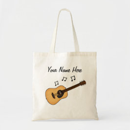 Bolso De Tela Personalizado de guitarra acústica música guitaris
