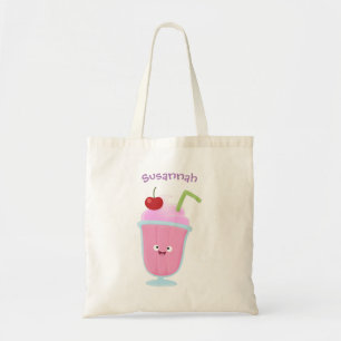 Bolso De Tela Personalizado de helados de fresa de fresa