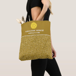 Bolso De Tela Personalizado de impresión de Purpurina dorado rem