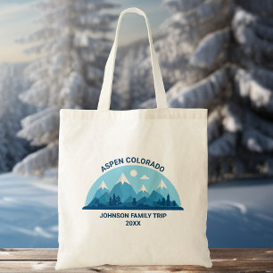 Bolso De Tela Personalizado de invierno de la familia Reunión de