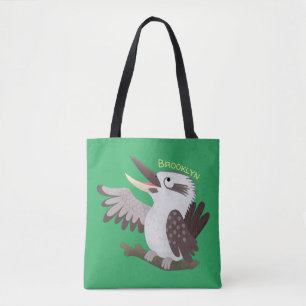 Bolso De Tela Personalizado de kookaburra gracioso