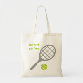 Bolso De Tela Personalizado de la estafa y de la bola de tenis