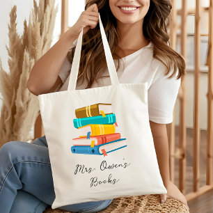 Bolso De Tela Personalizado de lectores de libros bibliotecarios