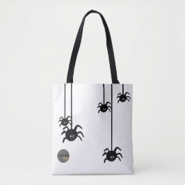 BOLSO DE TELA PERSONALIZADO DE LOGOTIPO BLANCO BLACK SPIDER HALL