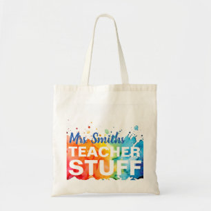 Bolso De Tela personalizado de material para profesores para la