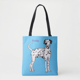 Bolso De Tela Personalizado de perro dalmatiano