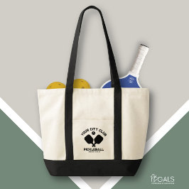 Bolso De Tela Personalizado de Pickleball Club Team Player