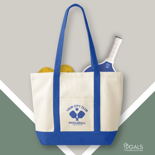 Bolso De Tela Personalizado de Pickleball Club Team Player (Subido por el creador)