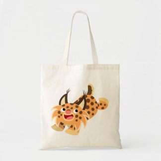 Bolso De Tela Personalizado de Prankish Cute Bobcat Bag