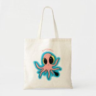 Bolso De Tela Personalizado de pulpo para bebés, dulce y descara