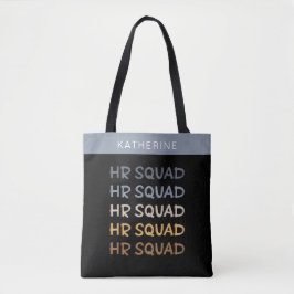 Bolso De Tela Personalizado de Recursos Humanos Squad: regalos d